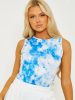  RIBBED TIE-DYE SLEEVELESS BODYSUIT