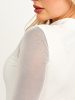 Mesh Insert Slinky Bodysuit