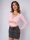Crucifix Embroidered Denim Skirt