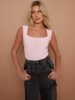 Square Neck Slinky Bodysuit