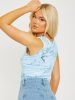 Tie-Dye Slinky Racer Back Sleeveless Bodysuit